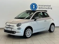 Vit Begagnad 2017 Fiat 500C Anniversary Cab | 119 900 kr (Marknadspris)