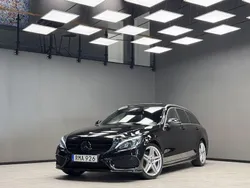 Svart Begagnad 2017 Mercedes C220 AMG Kombi | 239 900 kr (Marknadspris)