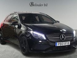 Svart Begagnad 2016 Mercedes A200 AMG Halvkombi | 158 900 kr (Dyr)
