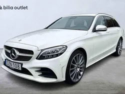 Vit Begagnad 2019 Mercedes C220 Kombi | 239 900 kr