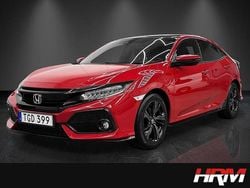 Röd Begagnad 2017 Honda Civic Sport Plus Halvkombi | 204 900 kr (Bra pris)
