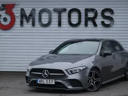 Mörkgrå Begagnad 2018 Mercedes A200 AMG Halvkombi | 239 700 kr (Marknadspris)