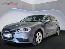 Grå Begagnad 2014 Audi A3 Sportback Ambition Halvkombi | 129 900 kr (Bra pris)