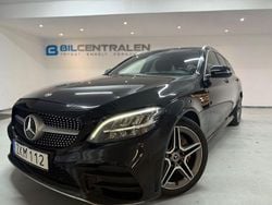Svart Begagnad 2018 Mercedes C200 AMG line Kombi | 244 900 kr (Marknadspris)