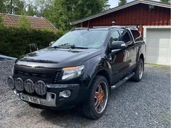Svart Begagnad 2015 Ford Ranger Wildtrack Pickup | 140 000 kr (Bra pris)