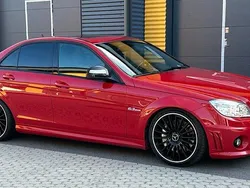 Röd Begagnad 2008 Mercedes C63 AMG Avantgarde Sedan | 249 000 kr (Superpris)