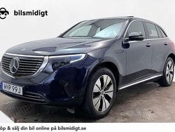 Mörkblå Begagnad 2022 Mercedes EQC400 SUV | 499 600 kr (Lite dyr)