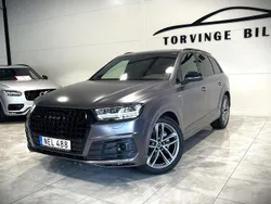 Grå Begagnad 2018 Audi Q7 S-Line SUV | 439 900 kr (Marknadspris)