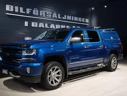 Mörkblå (blå metallic) Begagnad 2018 Chevrolet Silverado Van | 599 000 kr