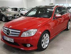 Röd Begagnad 2008 Mercedes C320 Avantgarde Kombi | 69 999 kr (Marknadspris)