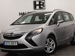 Grå Begagnad 2015 Opel Zafira Tourer Enjoy Minibuss | 99 900 kr (Marknadspris)