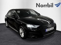 Svart Begagnad 2021 Audi A3 Sportback Proline Halvkombi | 230 000 kr (Marknadspris)