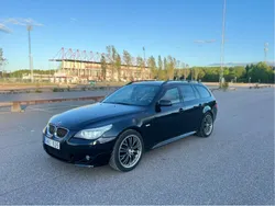 Svart Begagnad 2008 BMW 525 M Sport Kombi | 74 500 kr
