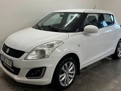 Vit Begagnad 2014 Suzuki Swift Halvkombi | 59 900 kr (Bra pris)