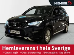 Svart Begagnad 2018 Seat Ateca 4Drive SUV | 214 900 kr (Marknadspris)