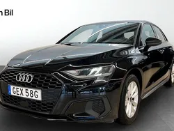 Svart Begagnad 2022 Audi A3 Sportback Proline Halvkombi | 239 000 kr (Marknadspris)