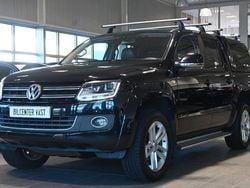 Svart (djupsvart metallic) Begagnad 2016 VW Amarok Pickup | 249 000 kr (Dyr)