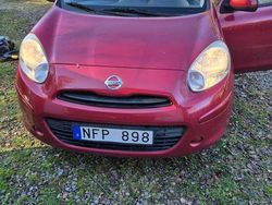 Röd Begagnad 2012 Nissan Micra Halvkombi | 32 000 kr (Marknadspris)