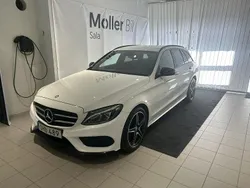 Vit Begagnad 2016 Mercedes C220 AMG line Kombi | 249 900 kr (Marknadspris)