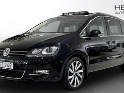 Svart (black) Begagnad 2016 VW Sharan Minibuss | 219 900 kr (Marknadspris)