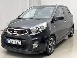 Svart Begagnad 2015 Kia Picanto Sport Halvkombi | 53 900 kr (Marknadspris)