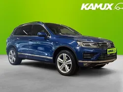 Blå Begagnad 2015 VW Touareg R-line SUV | 219 800 kr (Marknadspris)