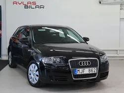 Svart Begagnad 2007 Audi A3 Sportback Attraction Halvkombi | 54 900 kr (Marknadspris)