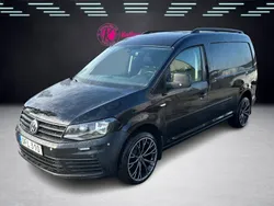 Svart Begagnad 2017 VW Caddy Maxi Minibuss | 108 900 kr (Marknadspris)