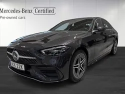 Grå (grey) Begagnad 2024 Mercedes C300e Advanced Plus Sedan | 549 900 kr (Lite dyr)