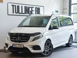 Vit Begagnad 2018 Mercedes V250 Avantgarde Minibuss | 539 900 kr (Dyr)