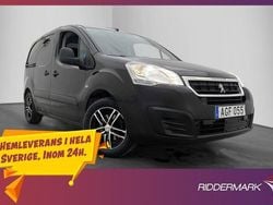 Svart Begagnad 2017 Peugeot Partner Van | 99 800 kr (Marknadspris)