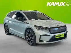 Silver/grå Begagnad 2022 Skoda Enyaq iV SUV | 424 900 kr (Marknadspris)