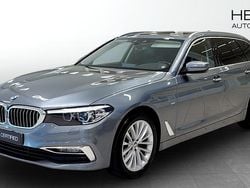Blå (blue) Begagnad 2018 BMW 520 Kombi | 219 900 kr (Marknadspris)
