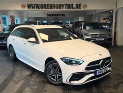 Vit Begagnad 2022 Mercedes C300e AMG line Kombi | 454 800 kr (Bra pris)