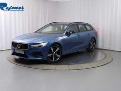 Blå (bursting blå metallic) Begagnad 2019 Volvo V90 R-Design Kombi | 339 900 kr