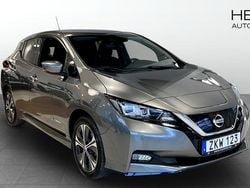 Grå metallic Begagnad 2021 Nissan Leaf Tekna Halvkombi | 219 900 kr (Marknadspris)