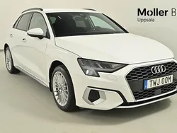 Vit (ibisvit) Begagnad 2023 Audi A3 Sportback Proline Halvkombi | 279 900 kr (Lite dyr)