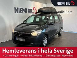 Mörkgrå Begagnad 2015 Dacia Lodgy Minibuss | 79 900 kr