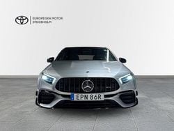 Silver (iridiumsilver metallic ) Begagnad 2021 Mercedes A45 AMG AMG Halvkombi | 539 900 kr (Marknadspris)