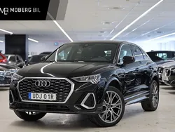 Svart Begagnad 2023 Audi Q3 Sportback S-Line SUV | 429 900 kr (Marknadspris)