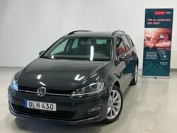 Mörkgrå (grå) Begagnad 2015 VW Golf VII GT Kombi | 126 800 kr (Marknadspris)