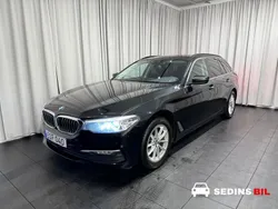 Svart Begagnad 2018 BMW 520 Kombi | 199 900 kr (Marknadspris)