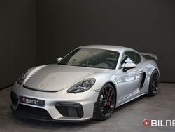 Silver Begagnad 2021 Porsche 718 Cayman GT4 Chrono Sportkupé | 1 029 900 kr (Superpris)