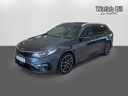 Grå Begagnad 2018 Kia Optima GT-Line Kombi | 189 900 kr (Bra pris)