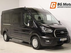 Svart Begagnad 2020 Ford Transit Kombi | 339 900 kr (Dyr)