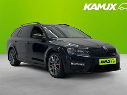Svart Begagnad 2015 Skoda Octavia RS Kombi | 154 700 kr (Lite dyr)