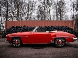 Vit Begagnad 1959 Mercedes 190 Sedan | 2 249 000 kr