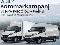 Ny 2025 Iveco Daily Van | 498 750 kr (Marknadspris)