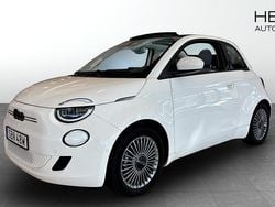Vit (white) Begagnad 2022 Fiat 500e Icon Cab | 229 000 kr (Bra pris)