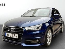 Scubablå metallic Begagnad 2017 Audi A1 Sportback S-Line Halvkombi | 159 000 kr